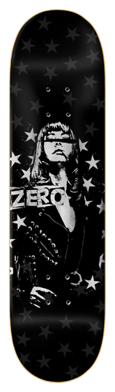 ZERO KISS OFF - SILVER FOIL 8.5" SKATEBOARD DECK